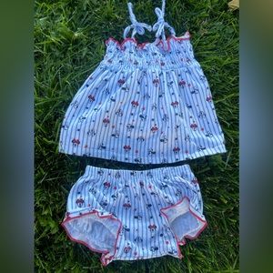 Babygirl Disney Fourth of July outfit